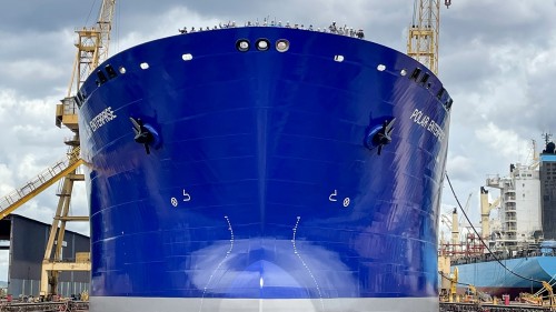 ConocoPhillips' Polar Enterprise at Singapore shipyard.